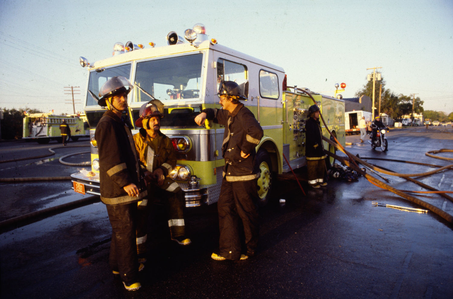 Husky station fire, November, 1979